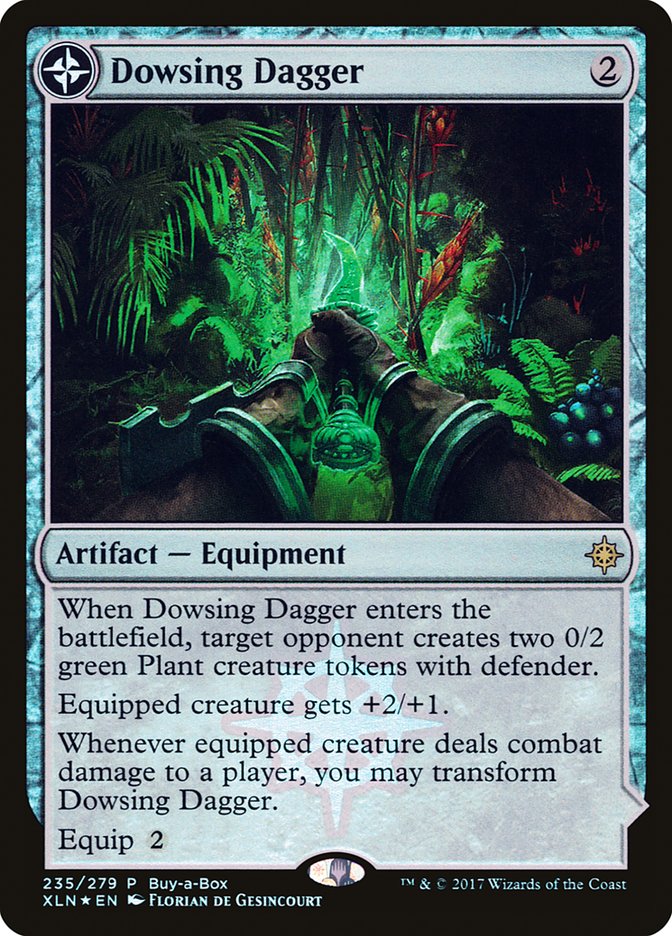 Dowsing Dagger // Lost Vale (Buy-A-Box) [Ixalan Treasure Chest] | Gate City Games LLC