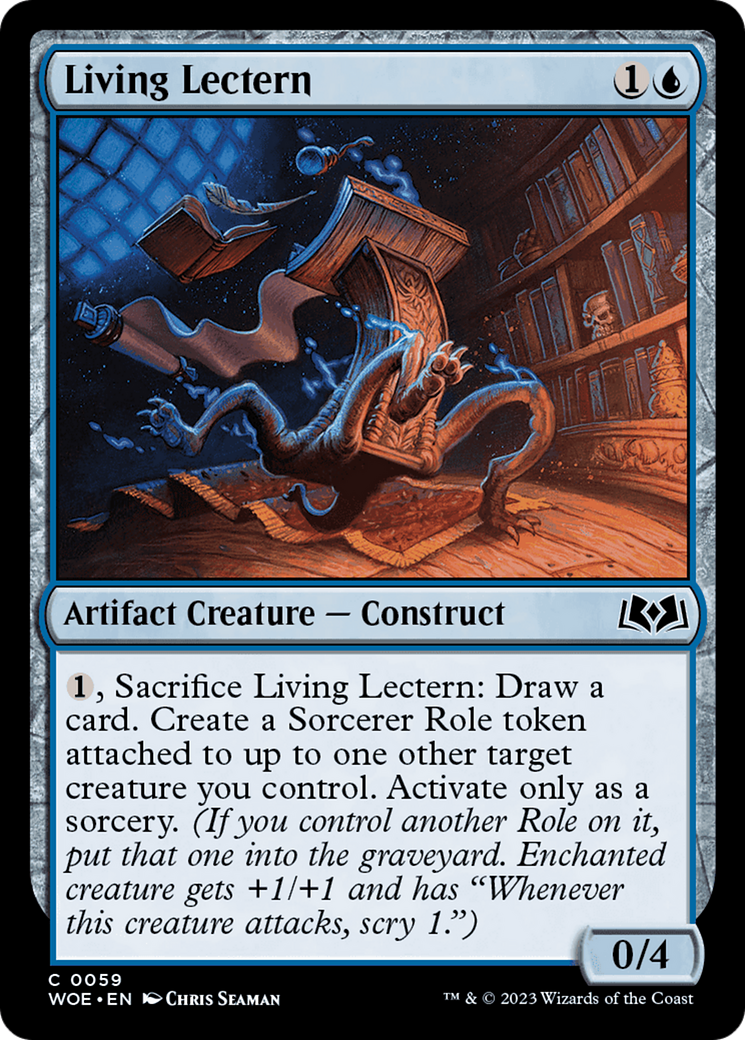 Living Lectern [Wilds of Eldraine] | Gate City Games LLC