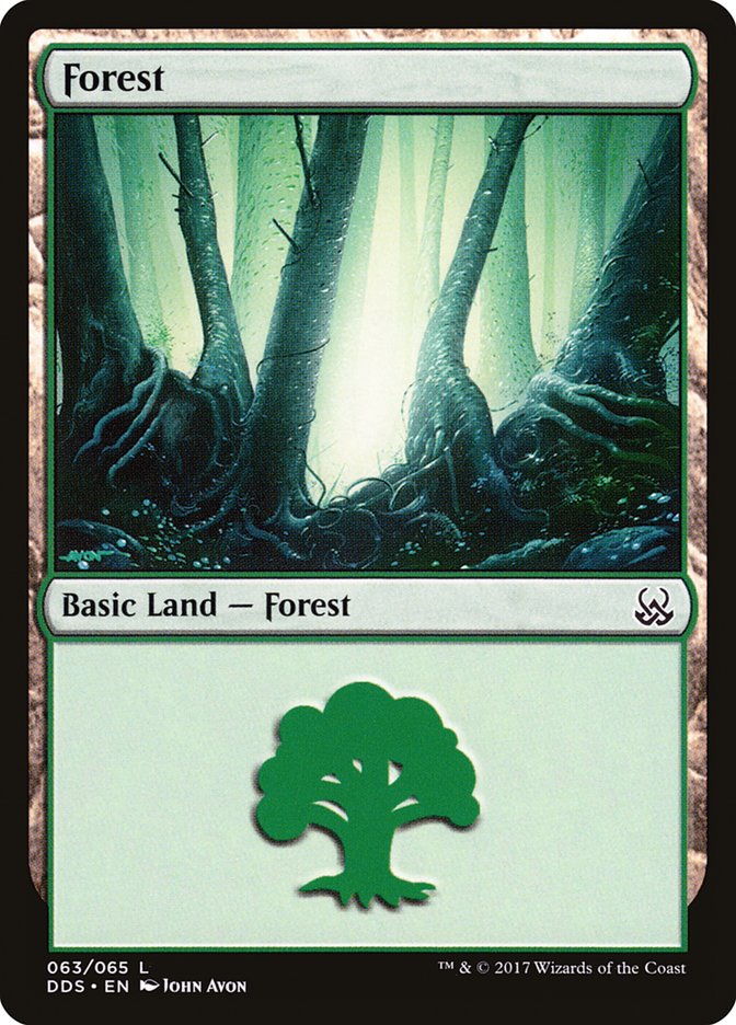 Forest (63) [Duel Decks: Mind vs. Might] | Gate City Games LLC