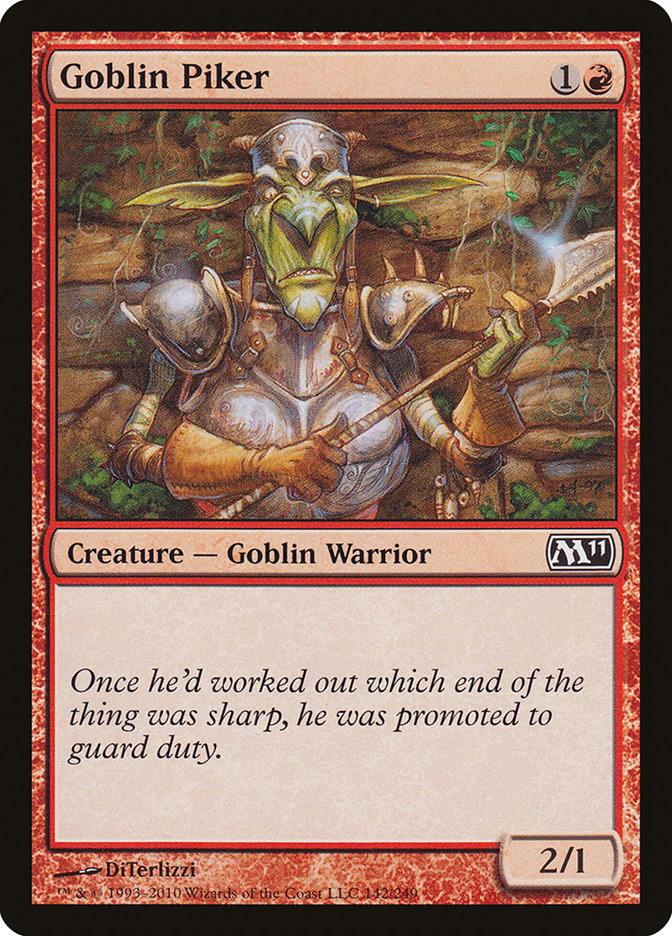 Goblin Piker [Magic 2011] | Gate City Games LLC