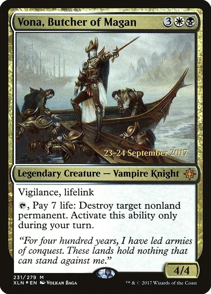Vona, Butcher of Magan [Ixalan Prerelease Promos] | Gate City Games LLC