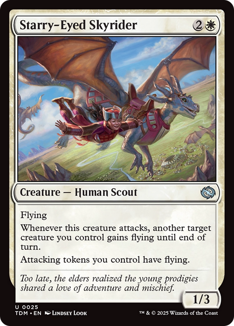 Starry-Eyed Skyrider [Tarkir: Dragonstorm] | Gate City Games LLC
