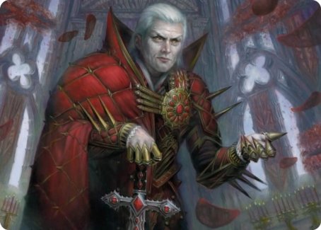 Edgar, Charmed Groom 1 Art Card [Innistrad: Crimson Vow Art Series] | Gate City Games LLC