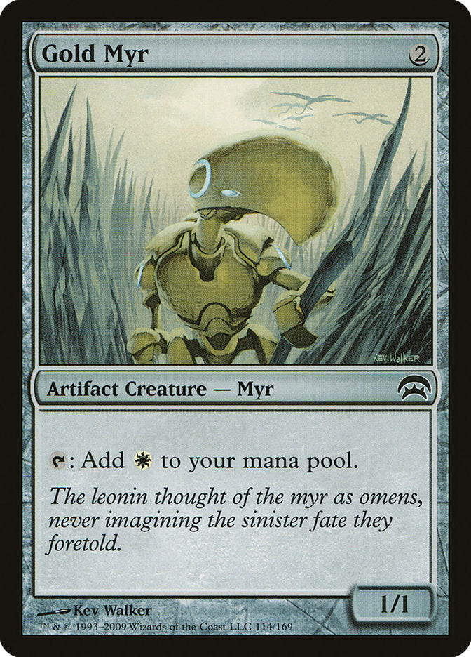 Gold Myr [Planechase] | Gate City Games LLC