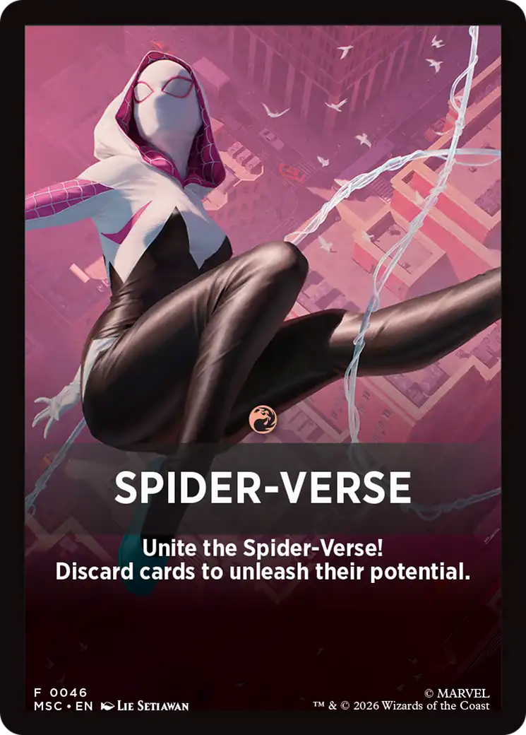 Spider-Verse Theme Card [Marvel Super Heroes Commander] | Gate City Games LLC