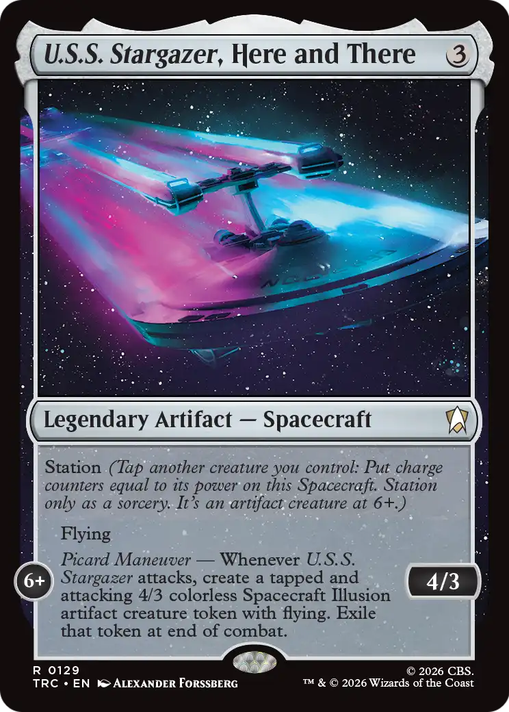 U.S.S. Stargazer, Here and There (Surge Foil) [Star Trek Commander] | Gate City Games LLC