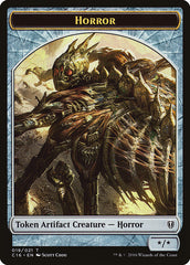 Horror // Thopter Double-Sided Token [Commander 2016 Tokens] | Gate City Games LLC