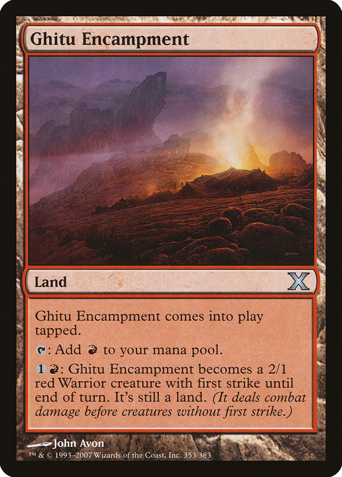 Ghitu Encampment [Tenth Edition] | Gate City Games LLC