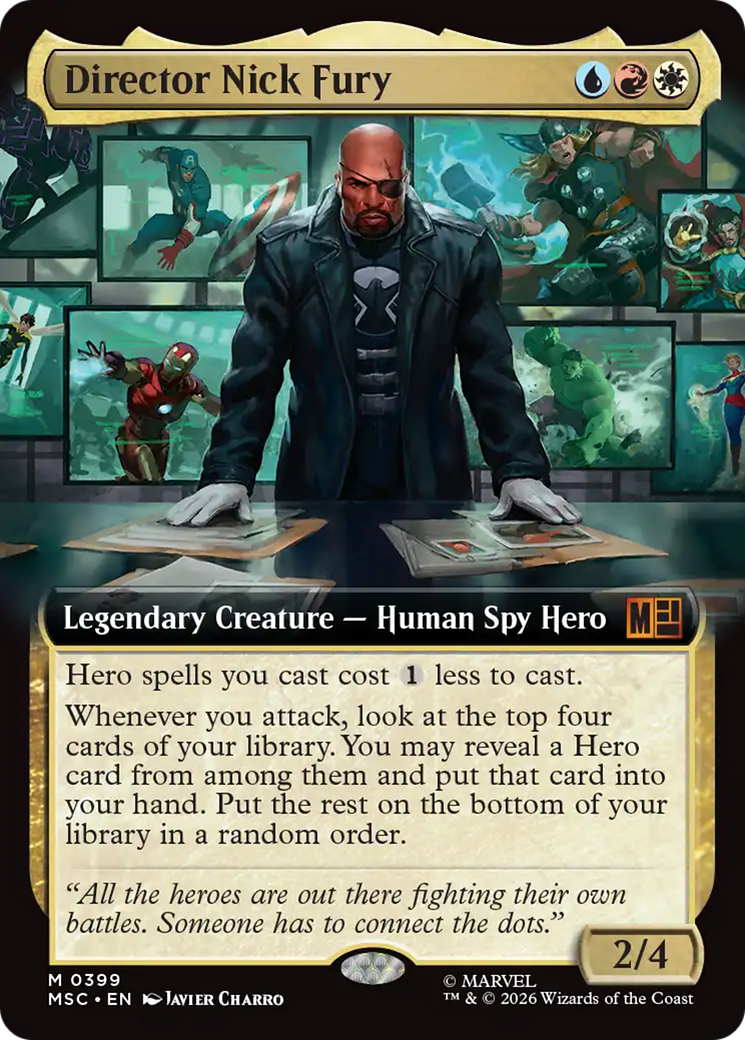 Director Nick Fury (Extended Art) [Marvel Super Heroes Commander] | Gate City Games LLC
