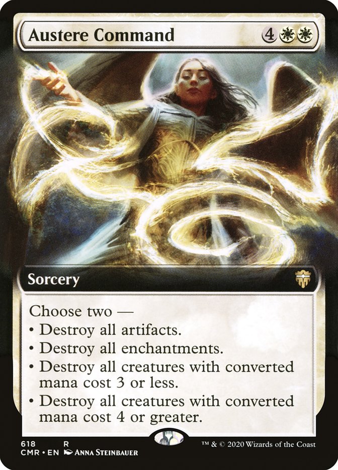 Austere Command (Extended Art) [Commander Legends] | Gate City Games LLC