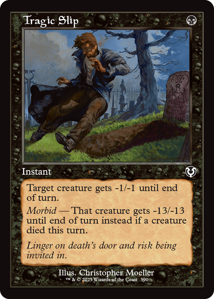 Tragic Slip (Retro Frame) [Innistrad Remastered] | Gate City Games LLC