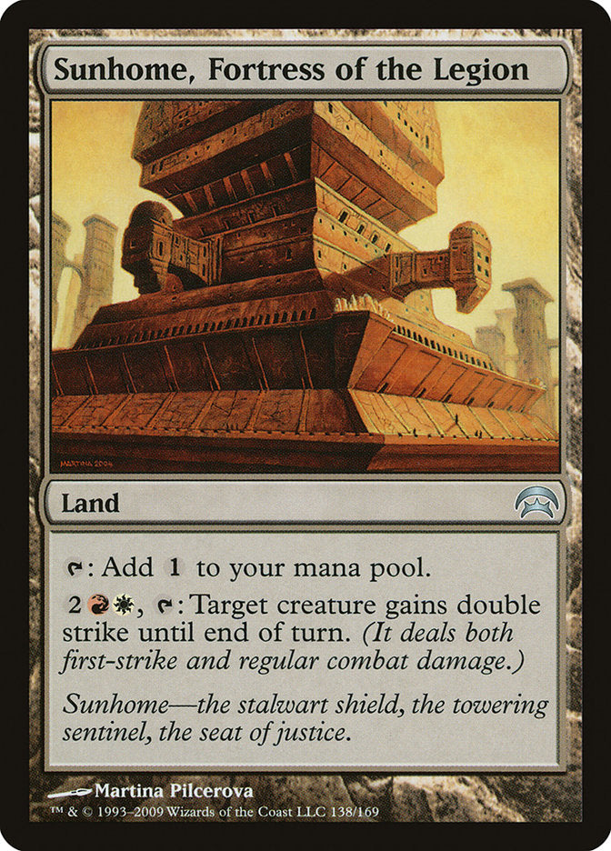 Sunhome, Fortress of the Legion [Planechase] | Gate City Games LLC