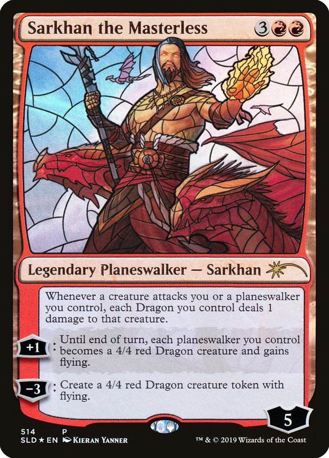 Sarkhan the Masterless (Stained Glass) [Secret Lair Drop Promos] | Gate City Games LLC