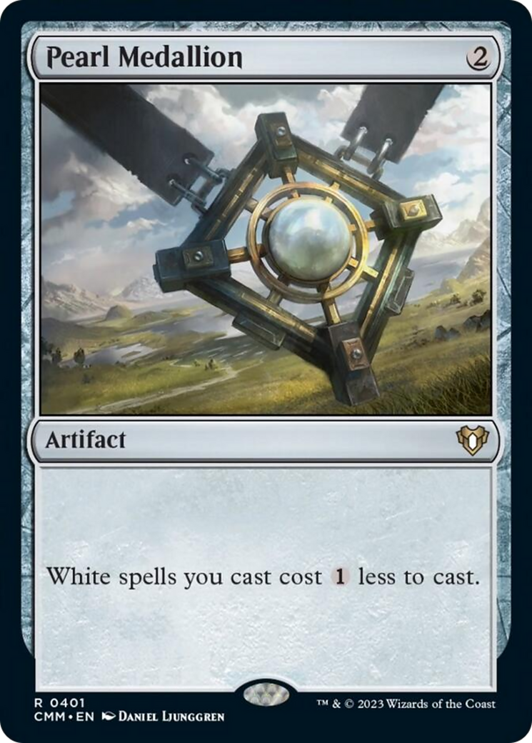 Pearl Medallion [Commander Masters] | Gate City Games LLC