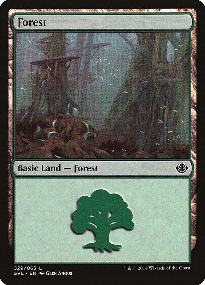 Forest (29) (Garruk vs. Liliana) [Duel Decks Anthology] | Gate City Games LLC