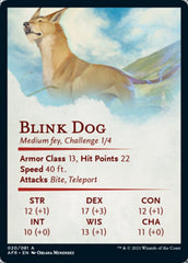 Blink Dog Art Card [Dungeons & Dragons: Adventures in the Forgotten Realms Art Series] | Gate City Games LLC