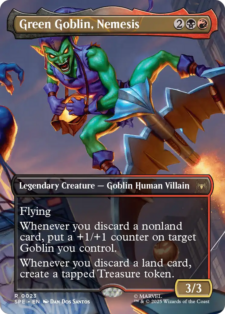 Green Goblin, Nemesis (Borderless) [Marvel's Spider-Man: Eternal-Legal] | Gate City Games LLC