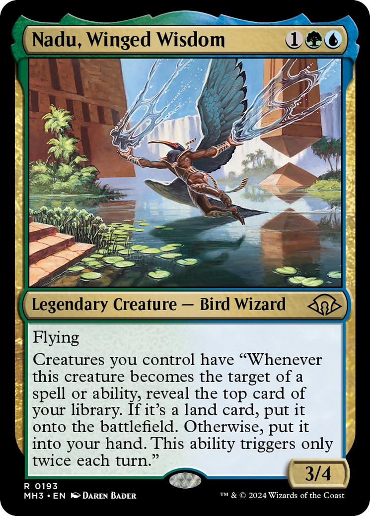 Nadu, Winged Wisdom [Modern Horizons 3] | Gate City Games LLC