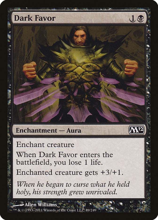 Dark Favor [Magic 2012] | Gate City Games LLC