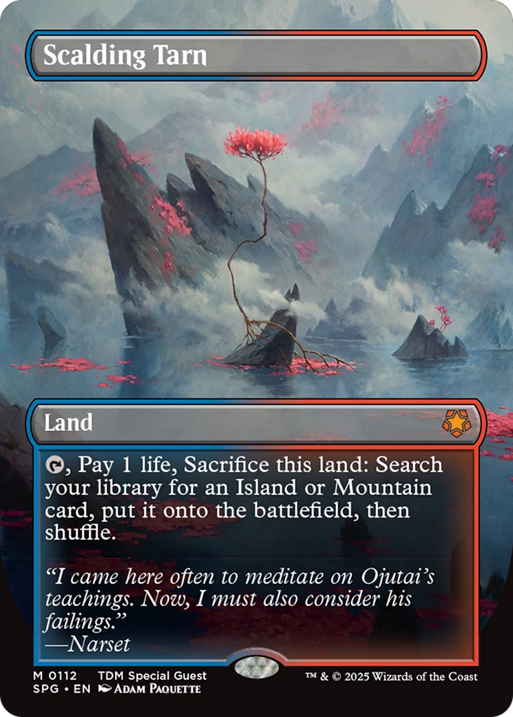 Scalding Tarn (Borderless) [Tarkir: Dragonstorm Special Guests] | Gate City Games LLC