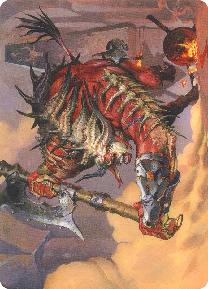 Spinehorn Minotaur // Spinehorn Minotaur [Modern Horizons Art Series] | Gate City Games LLC