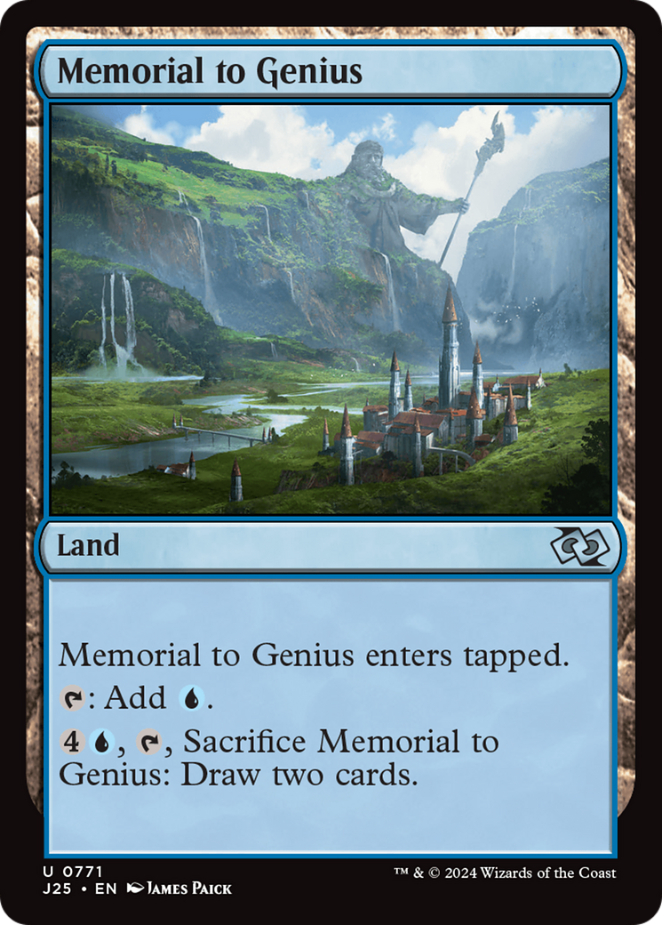 Memorial to Genius [Foundations Jumpstart] | Gate City Games LLC