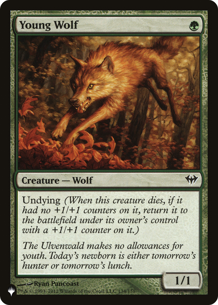 Young Wolf [The List Reprints] | Gate City Games LLC