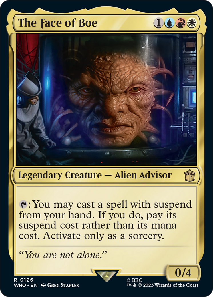 The Face of Boe [Doctor Who] | Gate City Games LLC