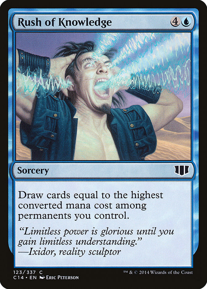 Rush of Knowledge [Commander 2014] | Gate City Games LLC