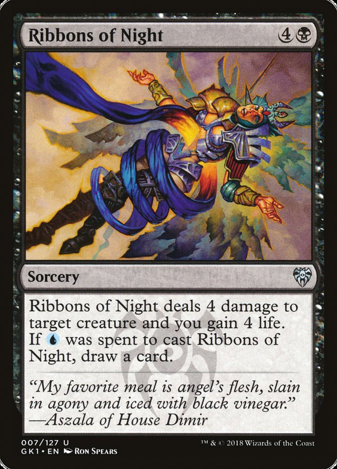 Ribbons of Night [Guilds of Ravnica Guild Kit] | Gate City Games LLC