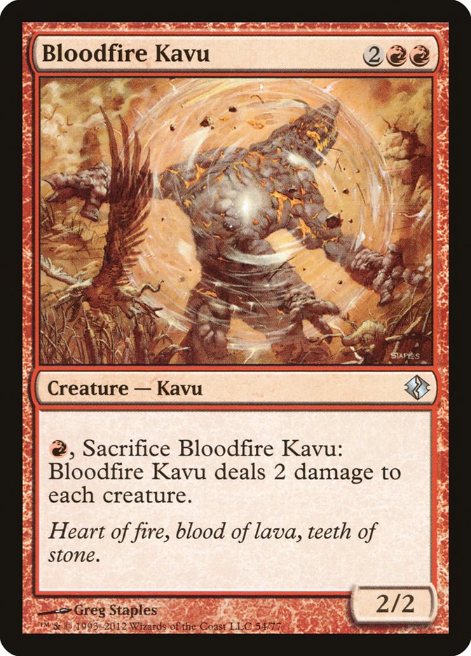 Bloodfire Kavu [Duel Decks: Venser vs. Koth] | Gate City Games LLC