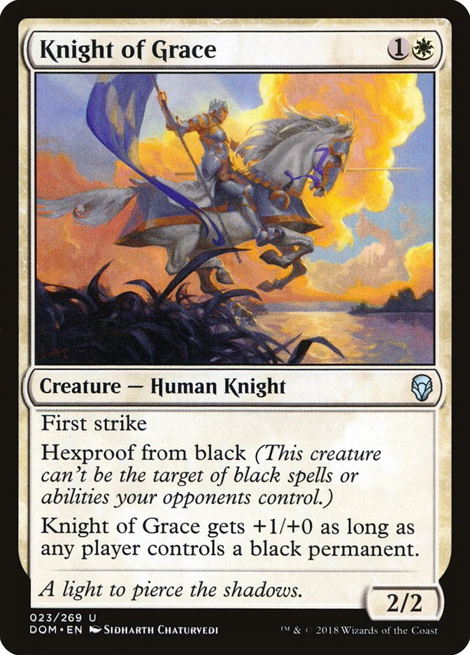 Knight of Grace [Dominaria] | Gate City Games LLC
