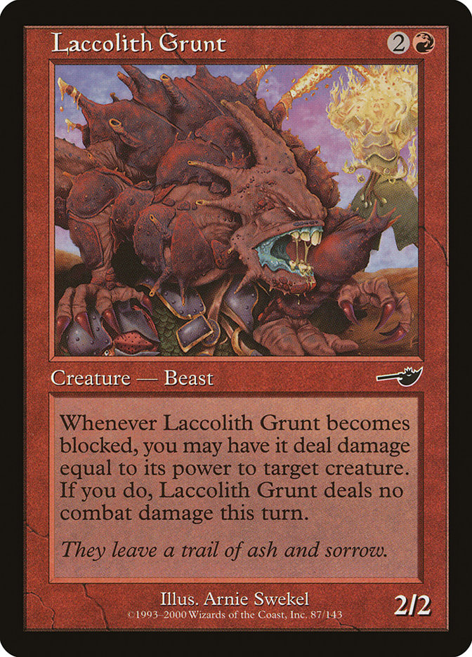 Laccolith Grunt [Nemesis] | Gate City Games LLC