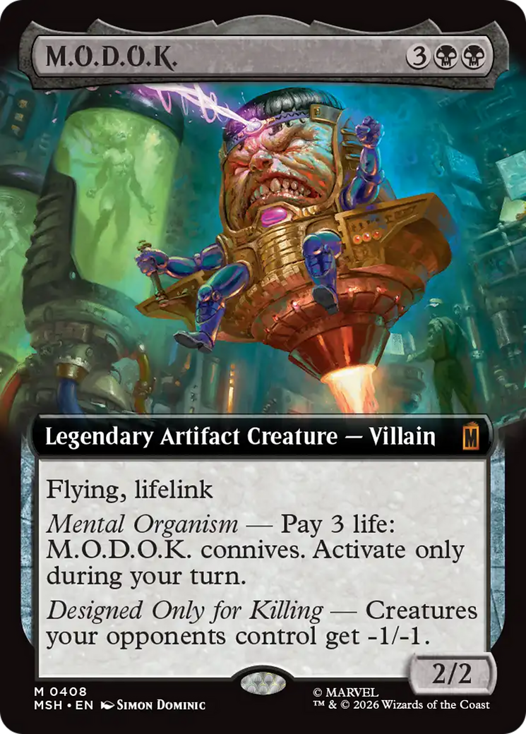 M.O.D.O.K. (Extended Art) [Marvel Super Heroes] | Gate City Games LLC