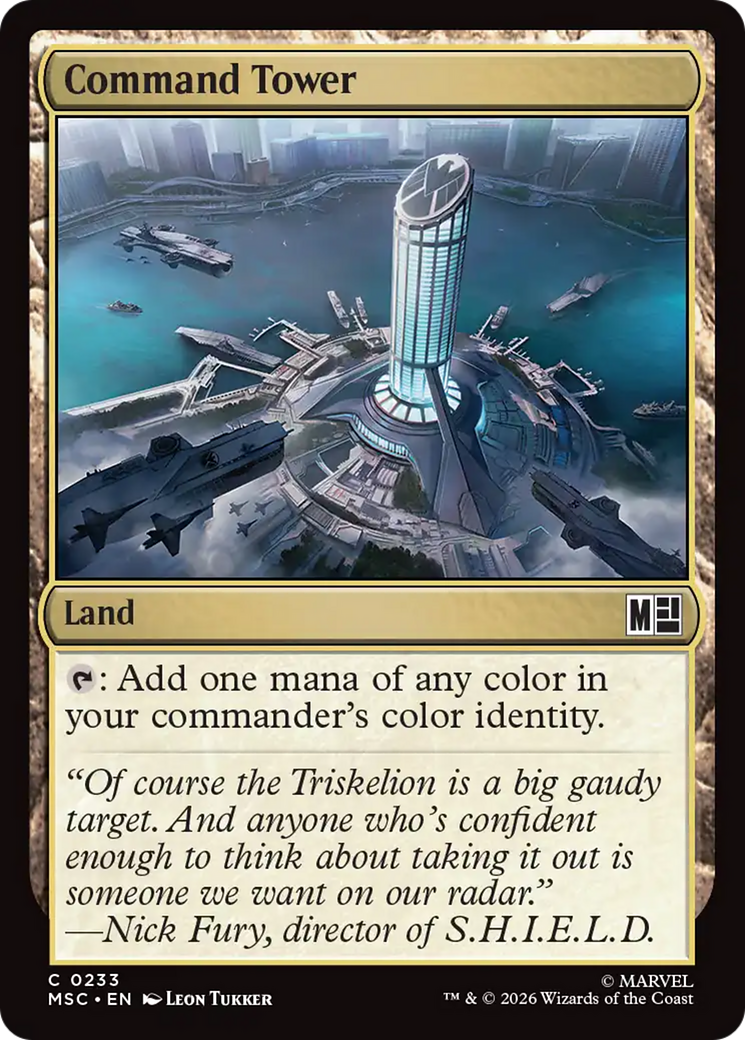 Command Tower [Marvel Super Heroes Commander] | Gate City Games LLC