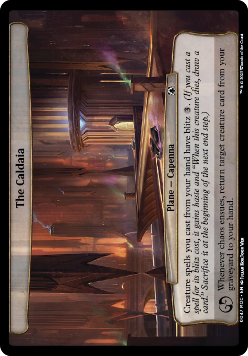 The Caldaia [March of the Machine Commander] | Gate City Games LLC