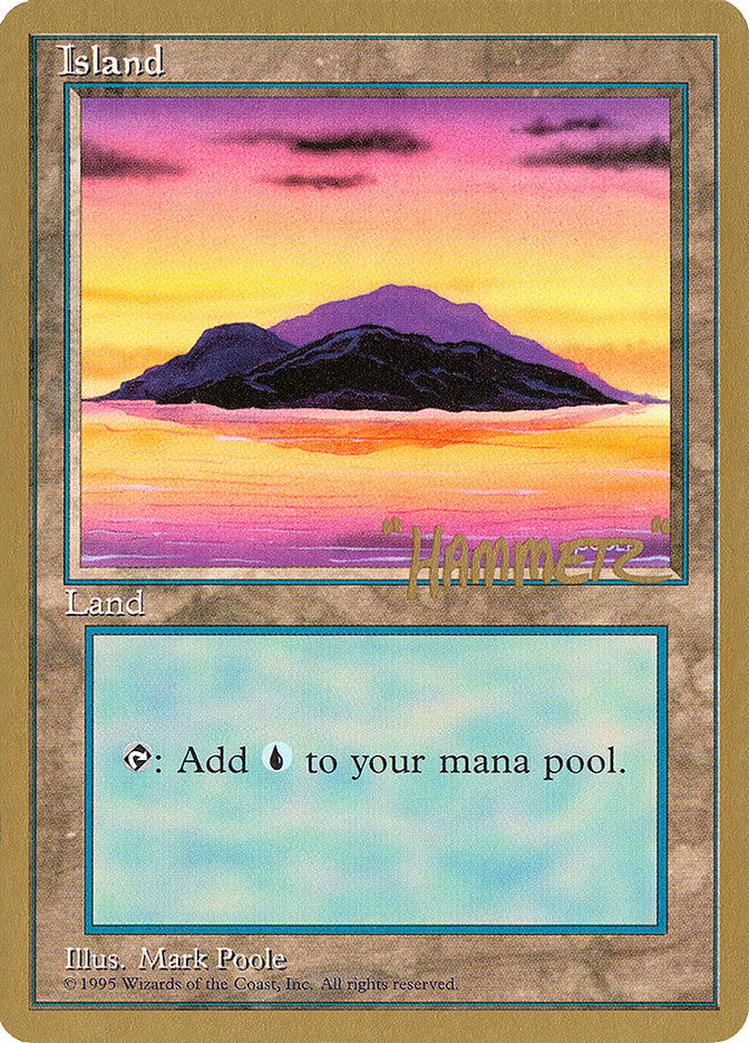 Island (shr368) (Shawn "Hammer" Regnier) [Pro Tour Collector Set] | Gate City Games LLC
