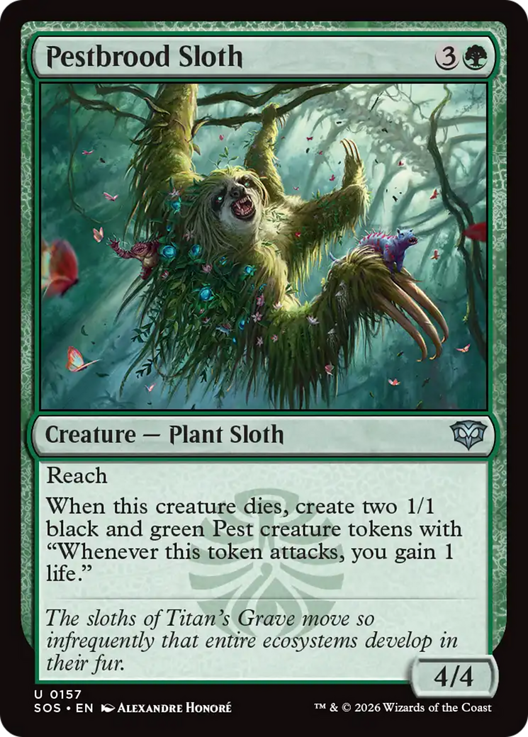 Pestbrood Sloth [Secrets of Strixhaven] | Gate City Games LLC