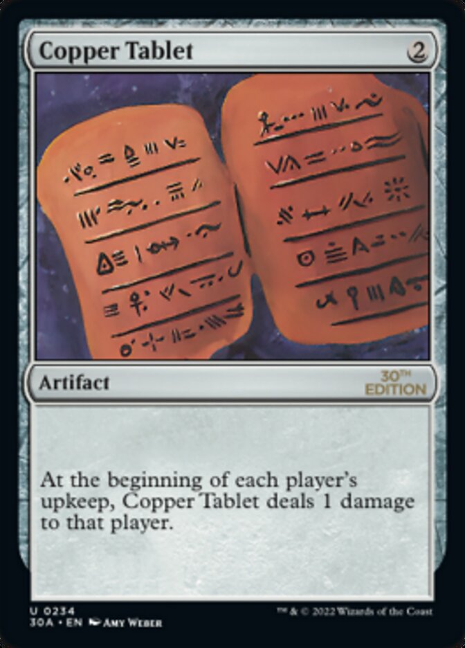 Copper Tablet [30th Anniversary Edition] | Gate City Games LLC