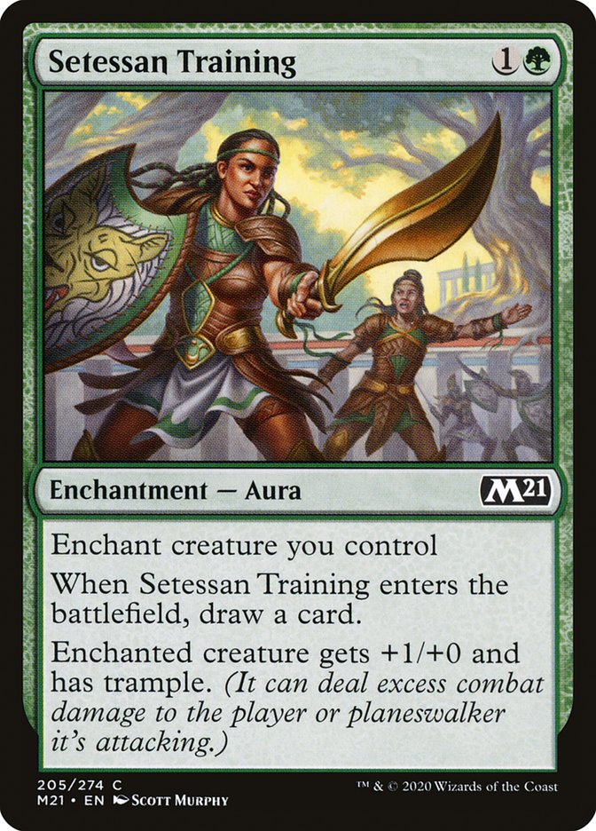 Setessan Training [Core Set 2021] | Gate City Games LLC
