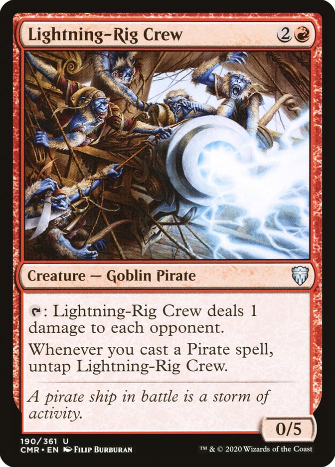 Lightning-Rig Crew [Commander Legends] | Gate City Games LLC