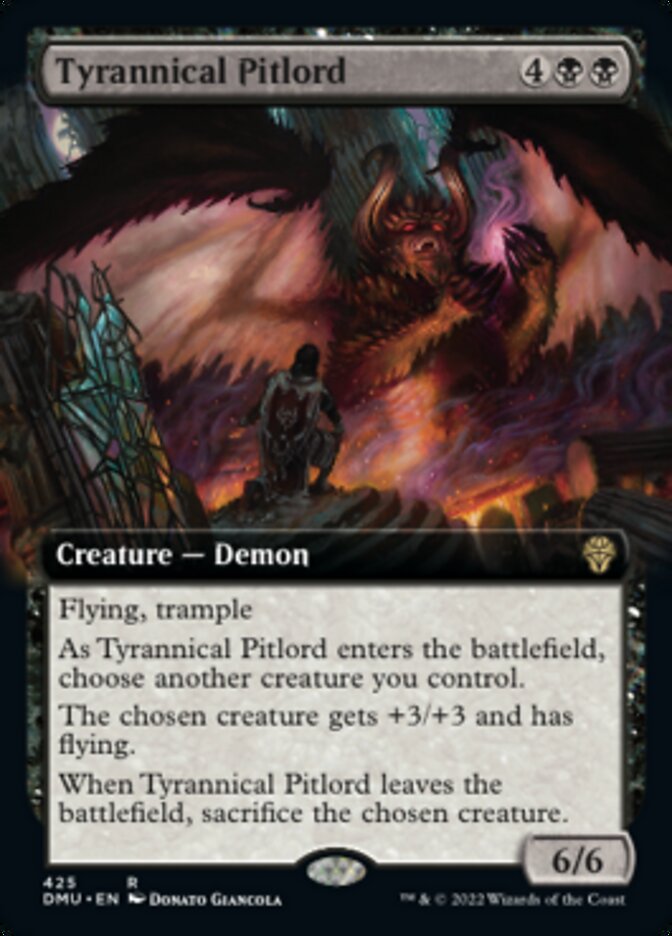 Tyrannical Pitlord (Extended Art) [Dominaria United] | Gate City Games LLC
