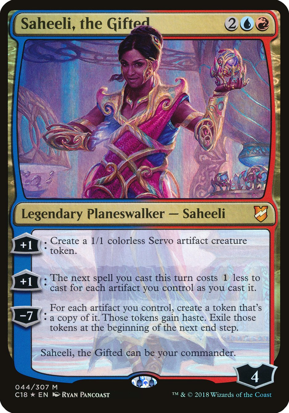 Saheeli, the Gifted (Oversized) [Commander 2018 Oversized] | Gate City Games LLC