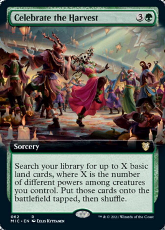 Celebrate the Harvest (Extended Art) [Innistrad: Midnight Hunt Commander] | Gate City Games LLC
