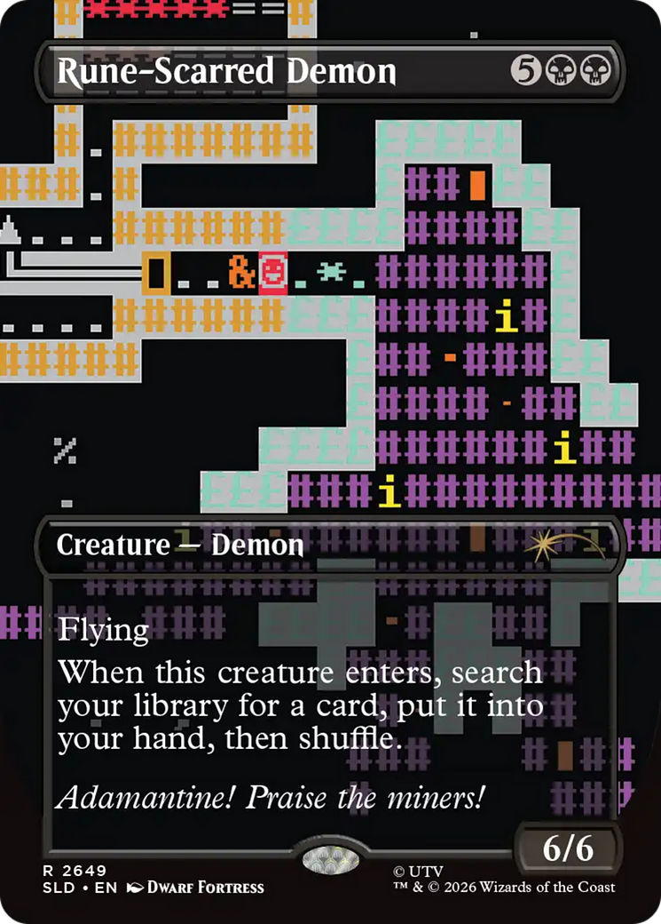 Rune-Scarred Demon [Secret Lair Drop Series] | Gate City Games LLC