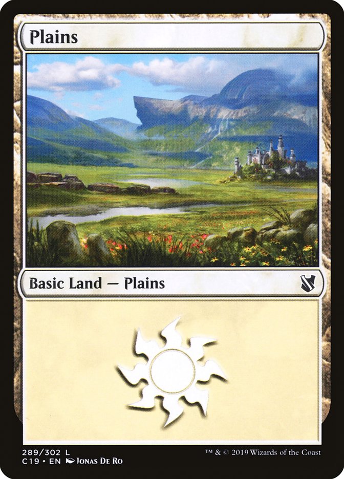Plains (289) [Commander 2019] | Gate City Games LLC