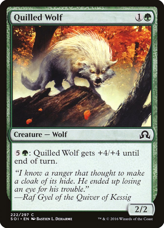 Quilled Wolf [Shadows over Innistrad] | Gate City Games LLC