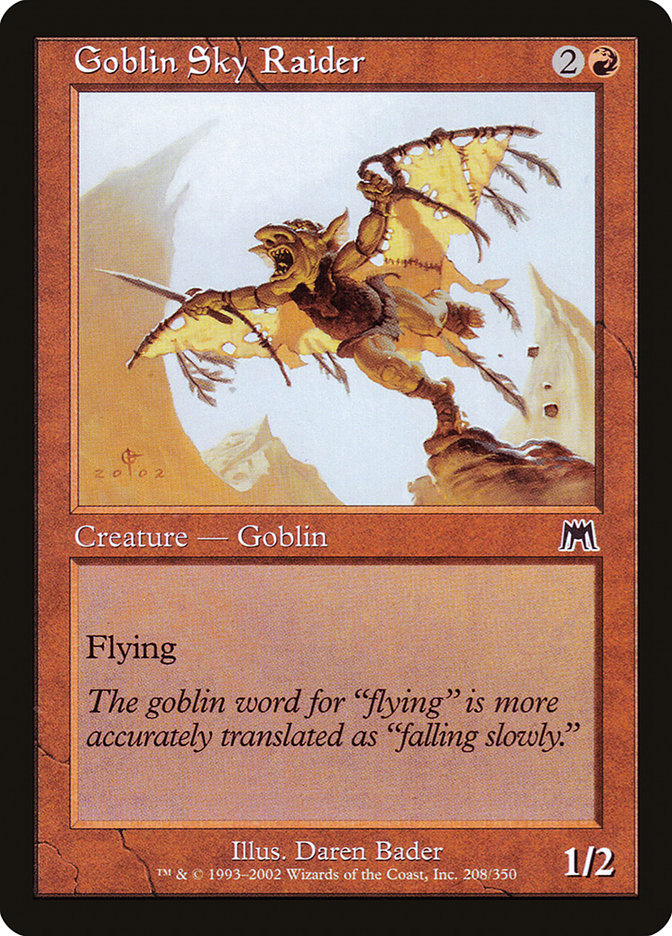 Goblin Sky Raider [Onslaught] | Gate City Games LLC