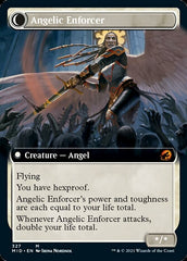 Enduring Angel // Angelic Enforcer (Extended Art) [Innistrad: Midnight Hunt] | Gate City Games LLC