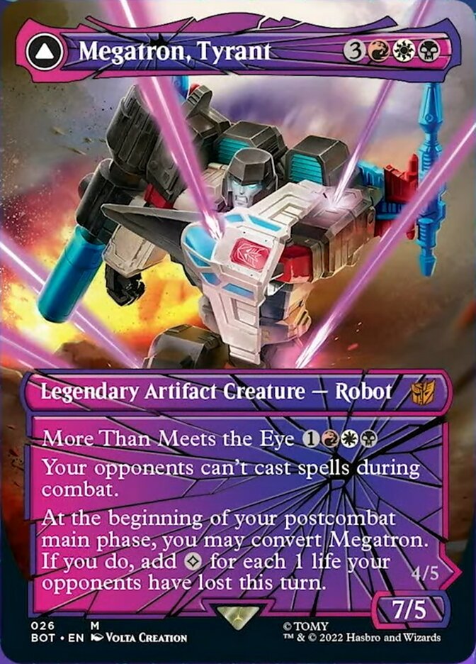Megatron, Tyrant // Megatron, Destructive Force (Shattered Glass) [Transformers] | Gate City Games LLC